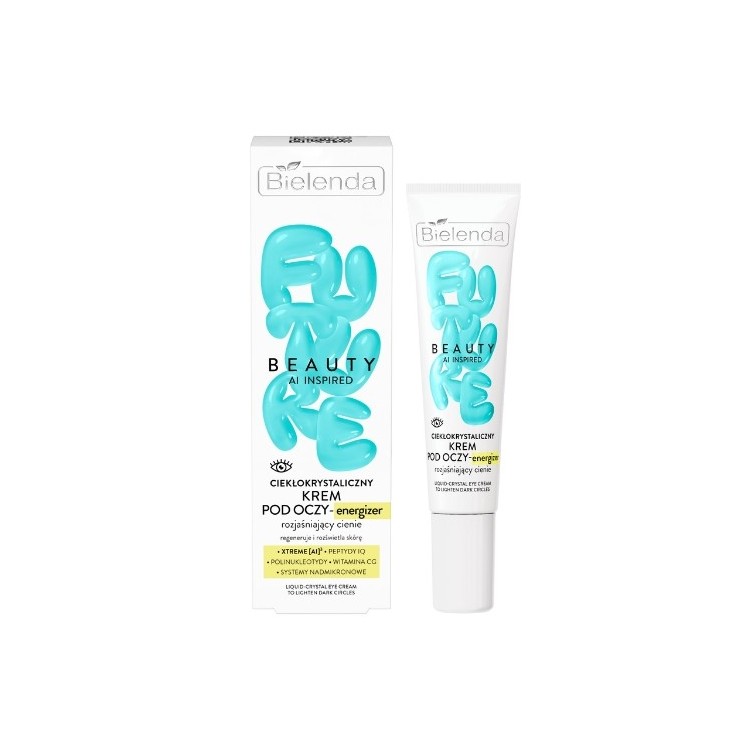 Bielenda FUTURE BEAUTY Liquid Crystal Eye Energizer Cream Brightening Dark Circles 15 ml