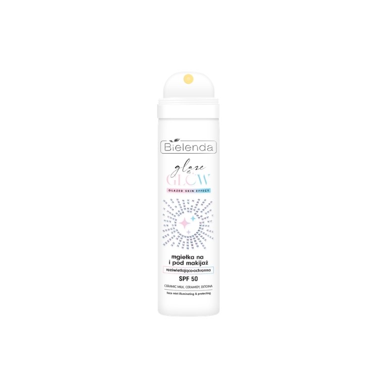 Bielenda Glaze & Glow Illuminating and Moisturizing Facial Mist SPF50 75 ml