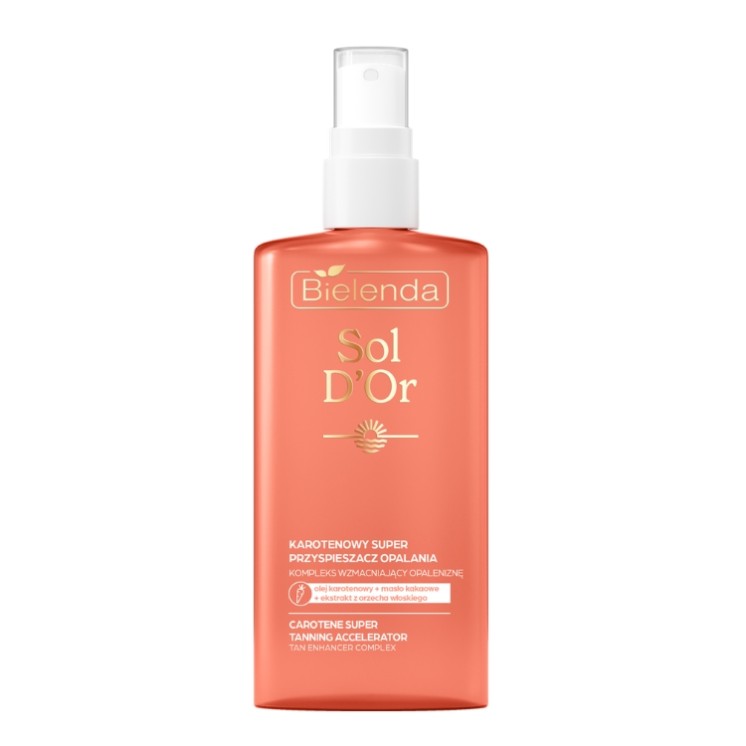Bielenda Sol D'OR super carotene tanning accelerator for body and face 150 ml