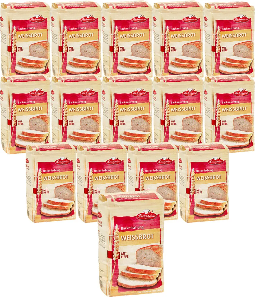 BIELMEIER Bread Mix White Bread 15 pieces of 500g Küchenmeister Enjoy fresh bread every day Baden-Württemberg
