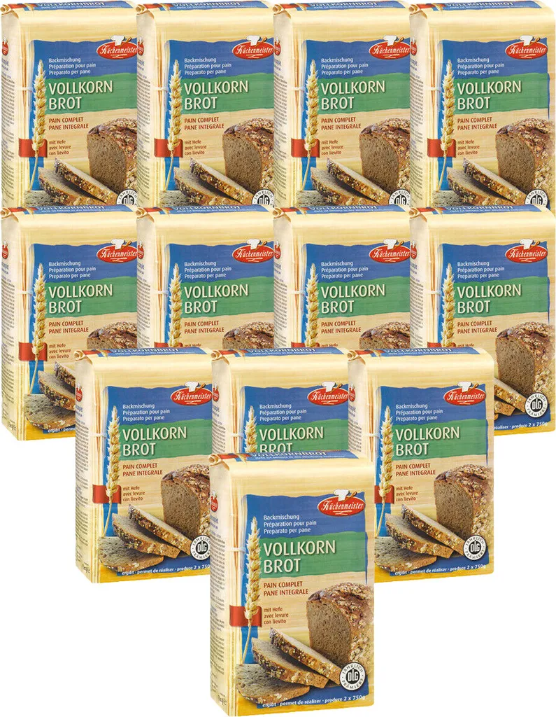 BIELMEIER KÜCHENMEISTER Wholemeal Bread 1kg (12-pack)