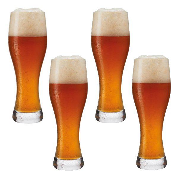 LEONARDO HOME Beer glasses wheat beer glasses Taverna 0.33 l (4 pieces)