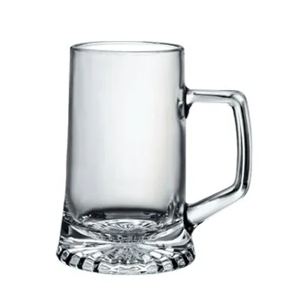 Beer mug/glass star design, 51 cl, capacity: 510 ml, height: 150 mm, 6 sets
