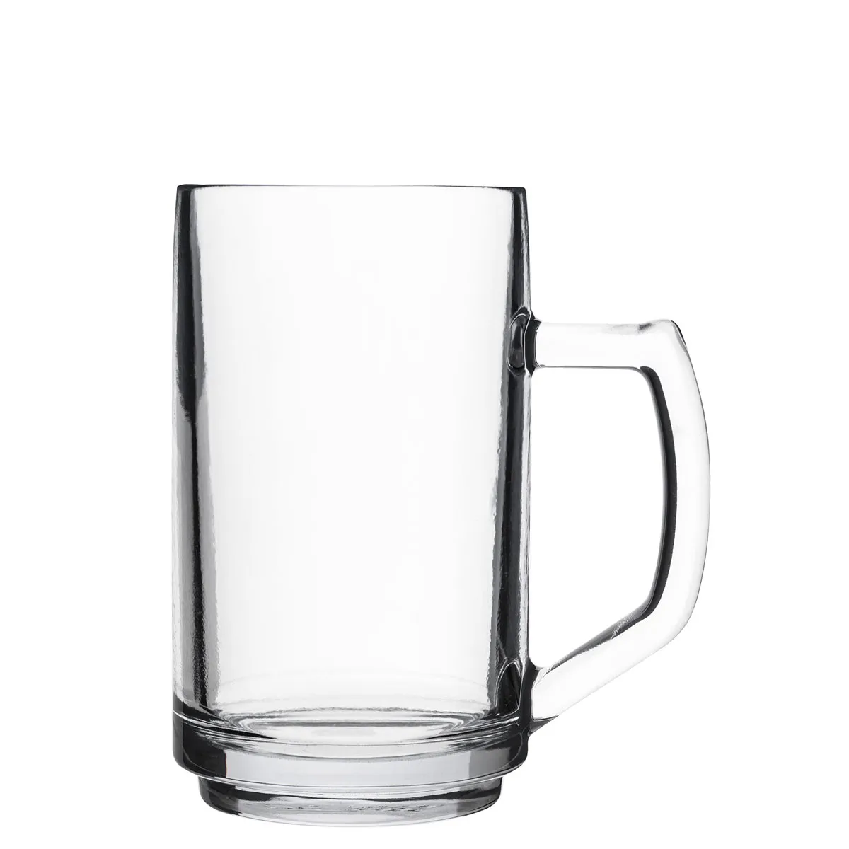 Stackable beer stein Teutoburger 63.8 cl with fill line 0.5 ltr. |-|, Capacity: 638 ml, D: 133 x 89 mm, H: 159 mm, 6 sets
