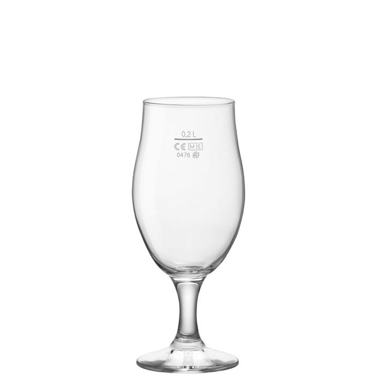 Bormioli Beer tulip Executive 26.1 cl with filling line 0.2 ltr. |-|, contents: 261 ml, height: 186 mm