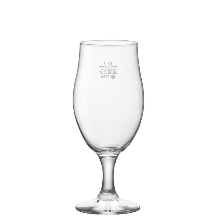 Bormioli Beer tulip Executive 37.5 cl with filling line 0.3 ltr. |-|, contents: 375 ml, height: 186 mm