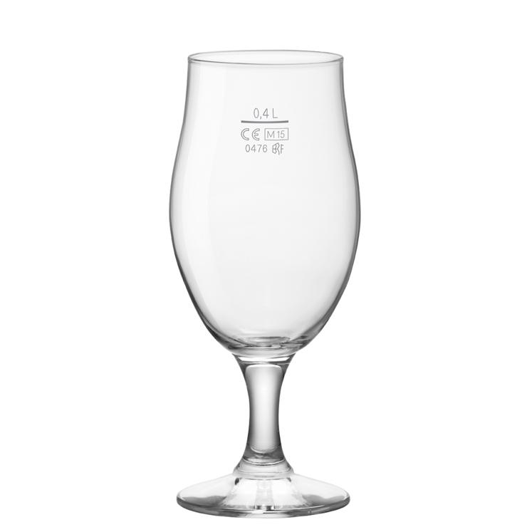 Bormioli Beer tulip Executive 52.9 cl with filling line 0.4 ltr. |-|, contents: 529 ml, height: 205 mm