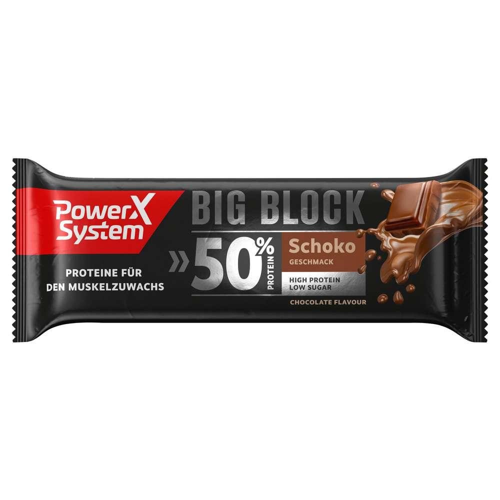 Power System Big Block Protein Bar, Chocolate