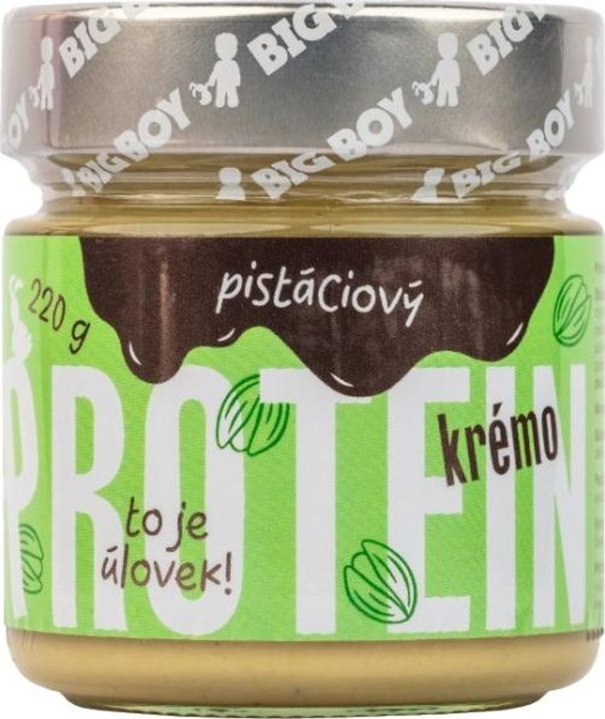 Big Boy Protein Cream Pistachio 220g Pistachio / Flavored Nut Butter / Delicious Protein Pistachio Cream