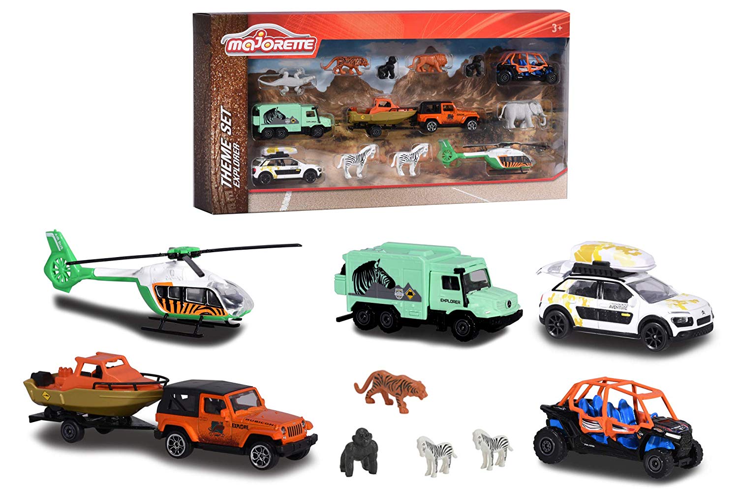 Majorette Big Explorer Theme Set