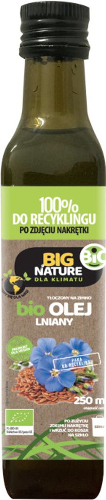 BIG NATURE Cold-pressed linseed oil 250ml