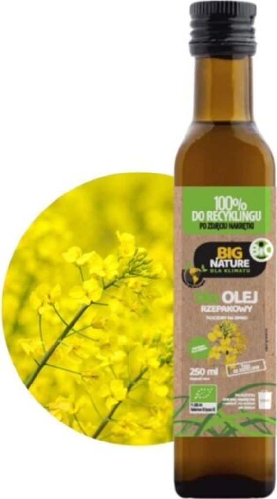 Big Nature cold-pressed rapeseed oil organic 250 ml