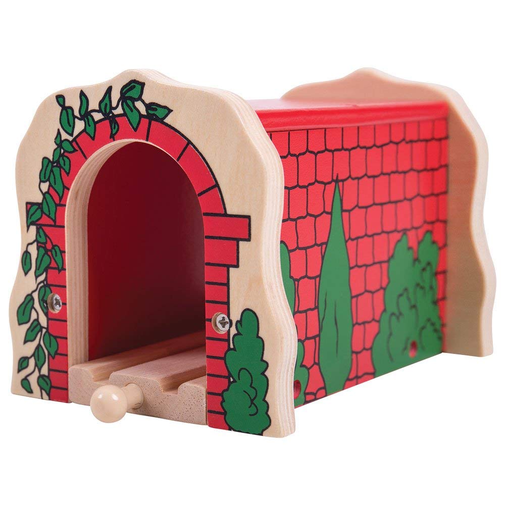 Small Foot by Legler Bigjigs Rail Red Brick Tunnel