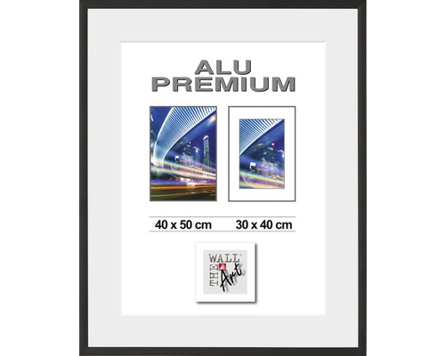 The Wall Aluminum picture frame Duo black 40x50 cm