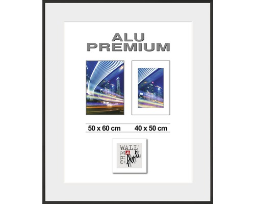 The Wall Aluminum picture frame Duo black 50x60 cm
