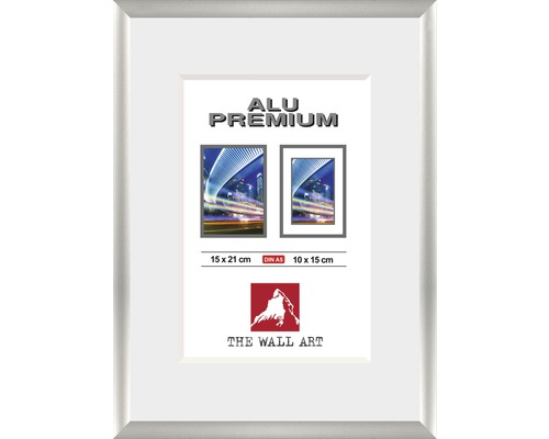 The Wall Photo frame aluminum duo silver 15x21 cm (DIN A5)