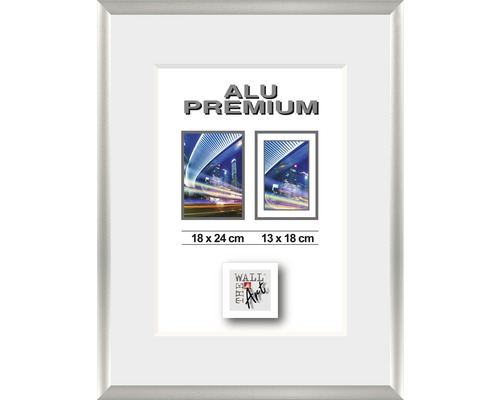 The Wall Photo frame aluminum duo silver 18x24 cm