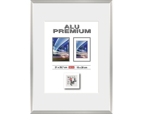 The Wall Photo frame aluminum duo silver 21x29.7 cm (DIN A4)