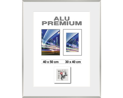 The Wall Photo frame aluminum duo silver 40x50 cm