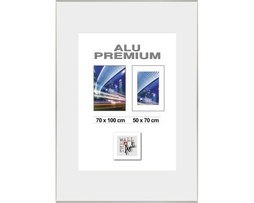 The Wall Photo frame aluminum duo silver 70x100 cm