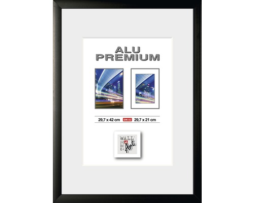 The Wall Photo frame aluminum Quattro black 29.7x42 cm (DIN A3)
