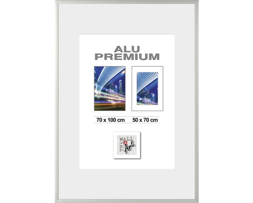 The Wall Picture frame aluminum Quattro silver 70x100 cm
