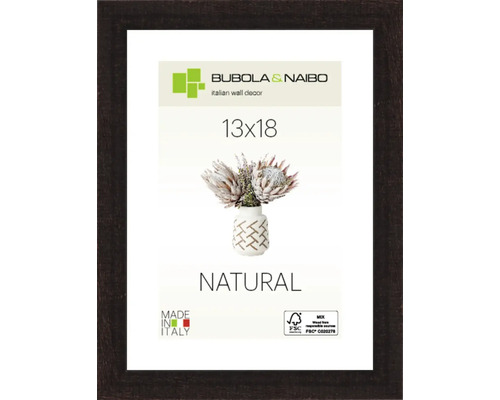 Bubola&Naibo Picture frame wood BASIC brown 13x18 cm