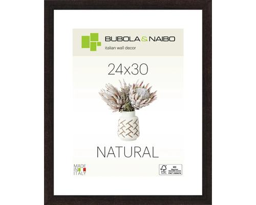 Bubola&Naibo Picture frame wood BASIC brown 24x30 cm