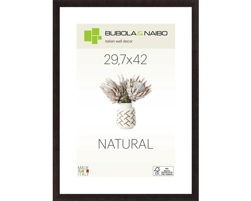 Bubola&Naibo Picture frame wood BASIC brown 29.7x42 cm (DIN A3)