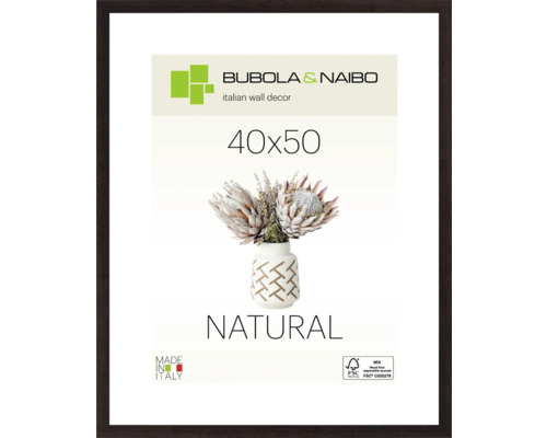 Bubola&Naibo Picture frame wood BASIC brown 40x50 cm