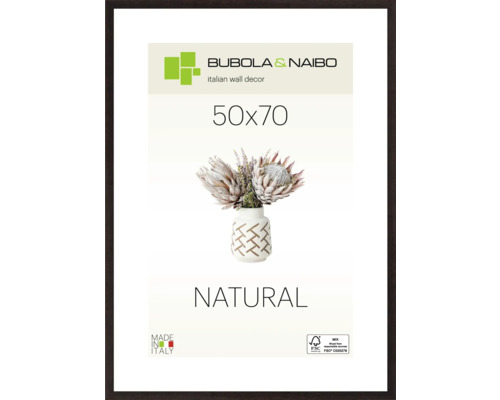 Bubola&Naibo Picture frame wood BASIC brown 50x70 cm