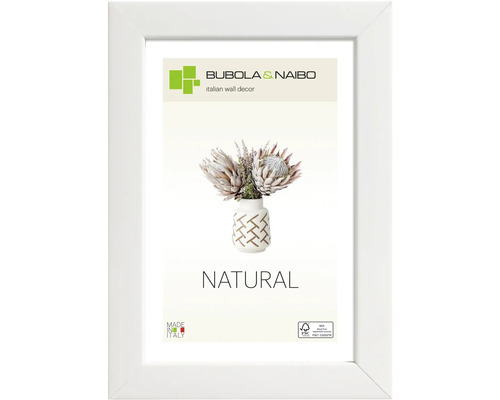 Bubola&Naibo Basic wooden picture frame white 15x20 cm