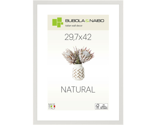 Bubola&Naibo Picture frame wood BASIC white 29.7x42 cm (DIN A3)