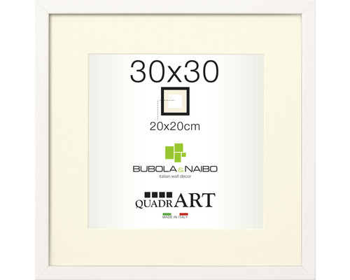 Bubola&Naibo Picture frame wood BASIC white 30x30 cm