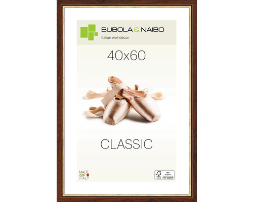 Bubola&Naibo Wooden picture frame CLASSIC brown 40x60 cm