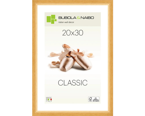 Bubola&Naibo Picture frame wood CLASSIC natural 20x30 cm