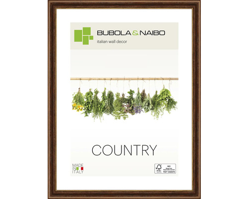 Bubola&Naibo Picture frame wood country rustic brown 70x100 cm