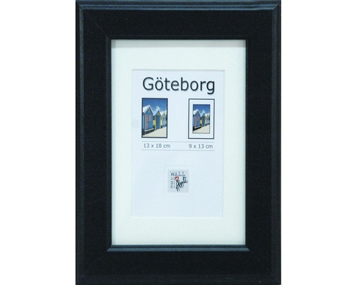 The Wall Picture frame wood Gothenburg black 13x18 cm