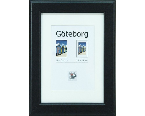 The Wall Picture frame wood Gothenburg black 18x24 cm