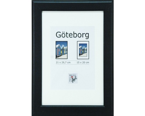 The Wall Picture frame wood Gothenburg black 21x29.7 cm (DIN A4)