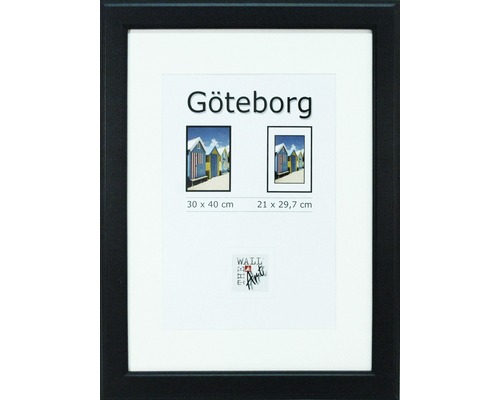 The Wall Gothenburg wooden picture frame black 30x40 cm