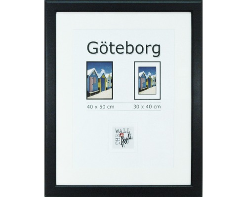 The Wall Gothenburg wooden picture frame black 40x50 cm