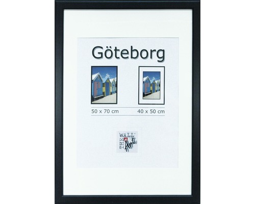 The Wall Gothenburg wooden picture frame black 50x70 cm