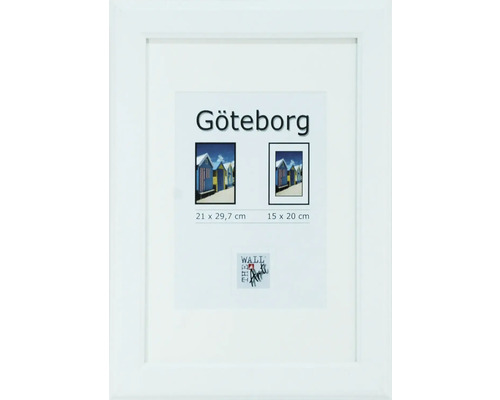The Wall Gothenburg wooden picture frame white 21x29.7 cm (DIN A4)