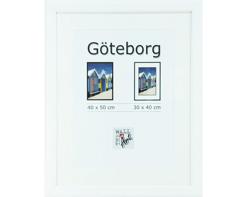 The Wall Gothenburg wooden picture frame white 40x50 cm