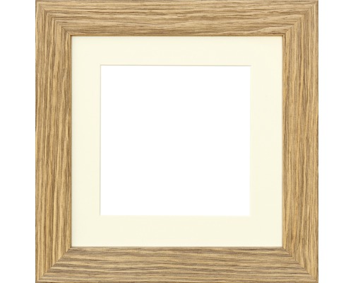Bubola&Naibo Wooden picture frame, natural oak, wide frame, 30x30 cm