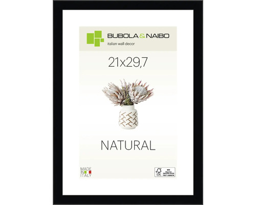 Bubola&Naibo Picture frame wood black 21x29.7 cm (DIN A4)