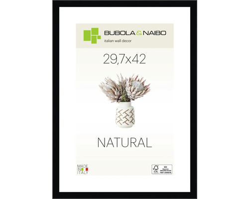 Bubola&Naibo Picture frame wood black 29.7x42 cm (DIN A3)