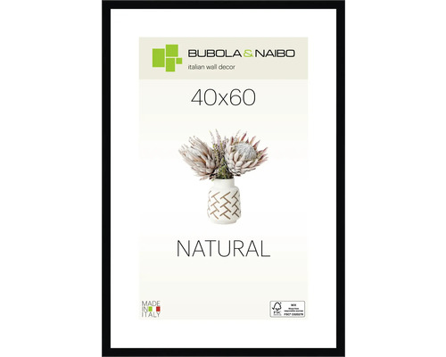 Bubola&Naibo Black wooden picture frame 40x60 cm