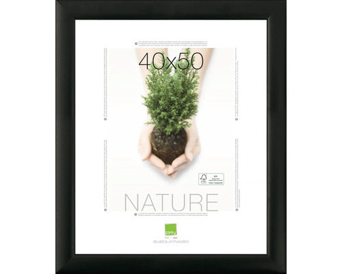 Bubola&Naibo Wooden picture frame TRENDY black 40x50 cm